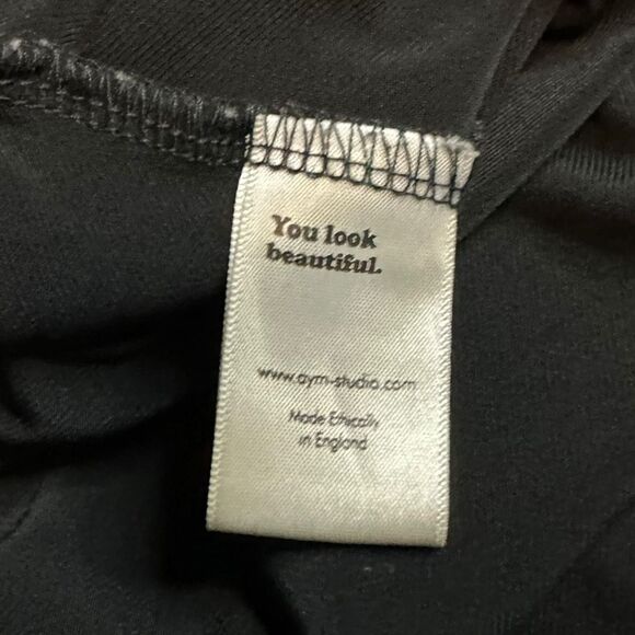 AYM Studio Women’s Black Long Sleeve Fit & Flare Corset-Tie Dress Size Medium - Picture 5 of 6